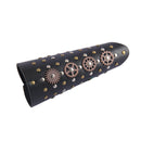 Artificial Cowhide Gauntlet Medieval Arm Armor Bracer Lace-up Guard Wristband