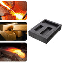 2x Pack of 7 Professinal Graphite Ingot Mold Jewelry Making All-size Black