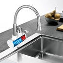 220V 3000W Tankless Instant Heating Sink Tap 360 Digital Display Electric Water Heater Faucet EU