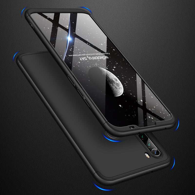 For Xiaomi Redmi Note 8T Case Bakeey Double Dip 360 Hard PC Full Cover Shockproof Protective Case