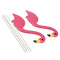 2PCS 90CM Pink Flamingos Plastic Yard Garden Decorations Lawn Art Ornaments Retro Statue