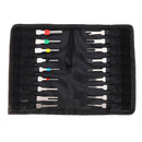 18pcs Car Plug Circuit Board Wire Harness Terminal Extraction Pick Connector Crimp Pin Back Needle Removal Tool