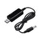 USB to DC 5.5/3.5mm Dual Head Adjustable Router Boost Converter Line 5V to 9V/12V LED Display