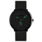 SKMEI 9185 Ultra Thin Simple Casual Style Men Wrist Watch Mesh Stainless Steel Strap Quartz Watch