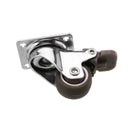 Machifit 4pcs 1 Inch TPE Mute Lightweight Universal Wheels with Brake Caster for Furniture
