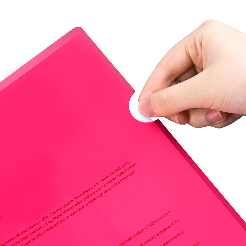 Fizz FZ103004 A4 L-shape Transparent File Folder Documents Holder File Pockets Students Test Exam Paper Container Office School Supplies from Xiaomi Youpin