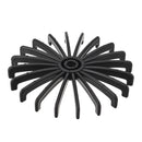 20 Claws Rotatable Mini Round Plastic Ties Rack Scarf Stand Jewelry Stand