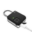 IPRee 5V USB Smart Anti-theft Fingerprint Lock Backpack Travel Luggage Waterproof Safety Security Padlock