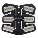 LCD Display Electric Muscle Stimulator Massager USB Rechargeable Muscle Training Abdomen Body Exercise Stimulater for Thin Body Fitness