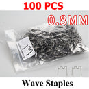 100Pcs Hot Stapler Wave Welding Staples For Car Bumper Fender Welding Torch Repair Tool Kit