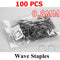 100Pcs Hot Stapler Wave Welding Staples For Car Bumper Fender Welding Torch Repair Tool Kit