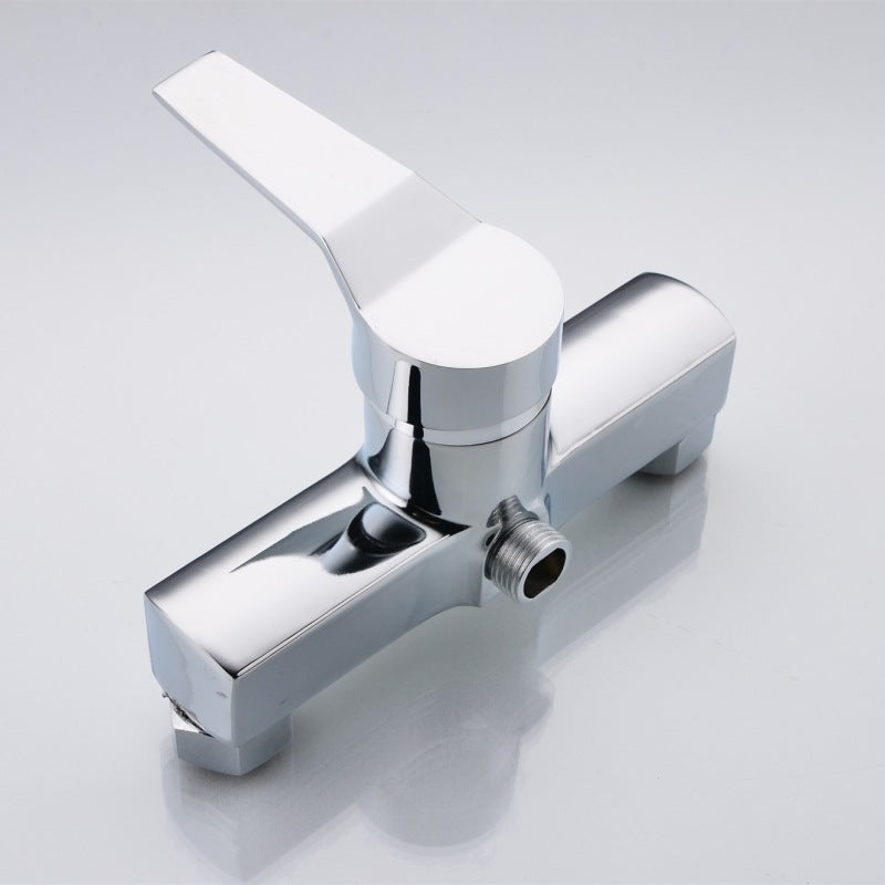 Bathroom Zinc Alloy Wall Mounted Hot & Cold Shower Mixer Valve Bath Shower Faucet Basin Bathtub Mixer Tap