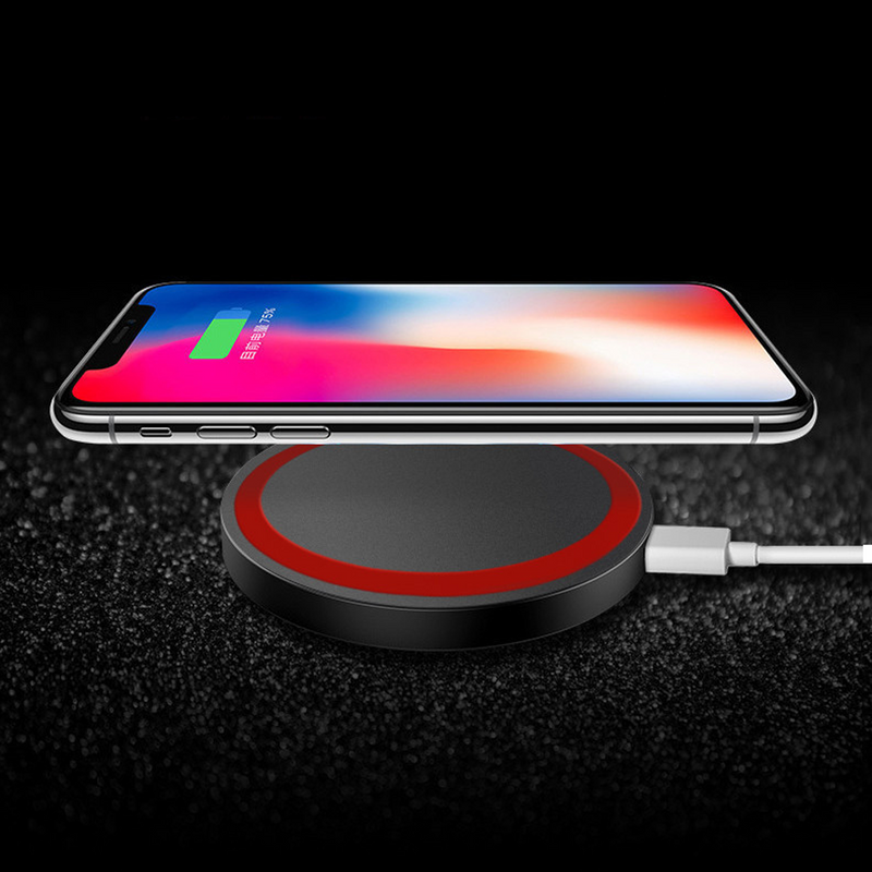 Bakeey Q5 5W LED Indicator Fast Charging Universal  Wireless Charger Pad For iPhone X XS XIAOMI MI9 S10 S10+