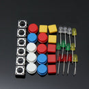 10Pcs Electronic Parts Component Resistor Switch Button Kit