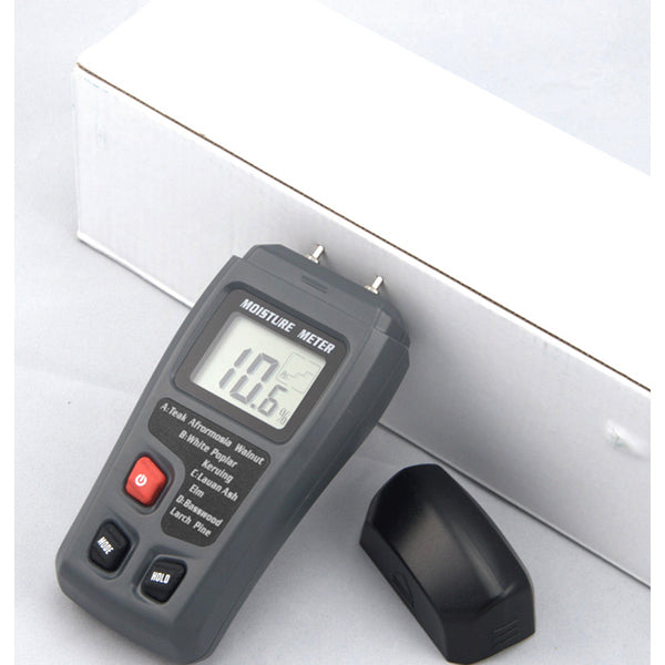 BSIDE EMT01 Digital LCD Portable 0~99.9% Wood Moisture Meter Integral Pins Auto Power off