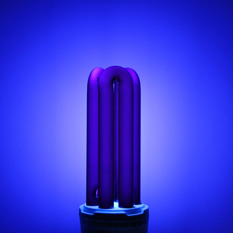 E27 15W 20W 30W 40W Straight Shape Purple Fluorescent Blacklight CFL Light Bulb Lamp AC220V