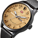 MINI FOCUS MF0028G Casual Style Men Wristwatch Display Date and Week Clock Quartz Watches