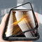 Bakeey 360 Magnetic Adsorption Metal Tempered Glass Flip Protective Case for Xiaomi Pocophone F1