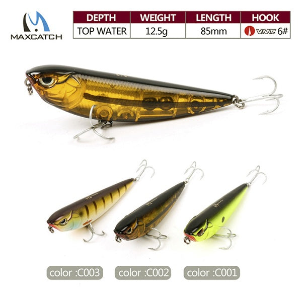 Maxcatch 8.5cm Minnow Fishing Lures 12.5g Artificial Bait Hard Fishing Lures