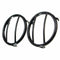 2pcs Turn Signal Light Cover GrillE-mounted For Jeep Wrangler JK 2007-2015