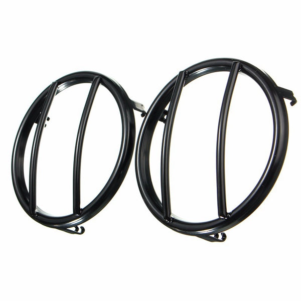 2pcs Turn Signal Light Cover GrillE-mounted For Jeep Wrangler JK 2007-2015