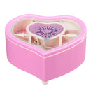 Heartshaped Dancing Ballerina Classical Music Box for Home Decoration Kids Gift