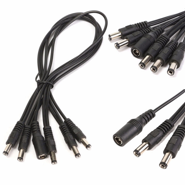 5Way 9V Guitar Effects Pedal Daisy Chain Power Supply Adapter Splitter Cable