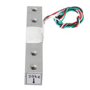 5pcs HX711 Module + 20kg Aluminum Alloy Scale Weighing Sensor Load Cell Kit