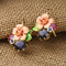 Trendy Flower Alloy Ear Drop Earrings Accessories Jewelry Earring For Women