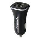 iMars QC3.0 Qualcomm 36W Dual USB Port Fast Charge Car Charger High Power