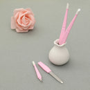 3 In 1 Stainless Steel Sanding Nail File Buffer Scraper Dead Skin Barb Cuticle Polish Manicure Tool