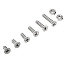 Suleve M4SP2 M4 Stainless Steel Phillips Flat Head Screws Bolts Nuts Assortment Kit 250Pcs