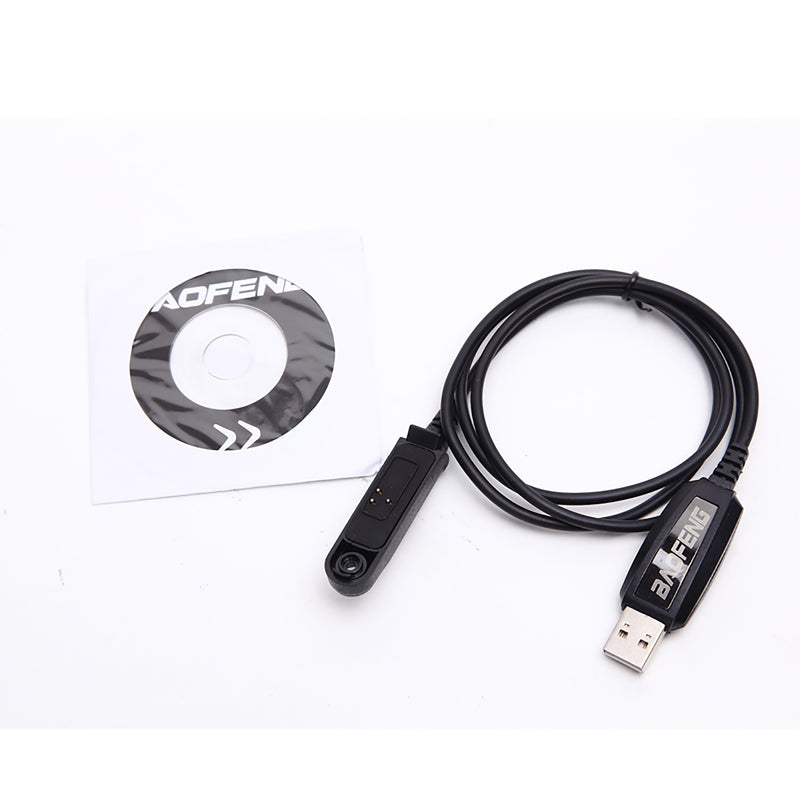 BAOFENG Two Way Walkie Talkie USB Programming Cable CD Firmware For Plus Radio BF-UV9R BF-A58 BF-9700