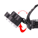XANES 2201 3200LM 3*T6 LED + 4* XPE LED 4 Modes Headlamp 3*18650 Battery USB Interface