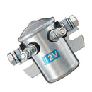 DC 12V 200A Normally Open Continuous Duty Metal Side Mount Solenoid Relay Motor