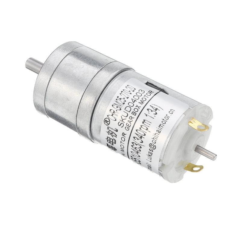 Chihai DC 7.4V 340rpm 550rpm Reduction Motor DC Geared Motor