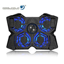 CoolCold Ice Magic 2 Notebook Cooler 4 Fan 2 USB LED Laptop Cooler Cooling Pad Computer Stand