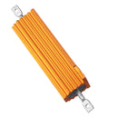 RX24 50W 500R 500RJ Metal Aluminum Case High Power Resistor Golden Metal Shell Case Heatsink Resistance Resistor
