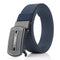 TUSHI 125cm x 3.4cm Punch Free Automatic Quick Release Buckle Tactical Belt Casual Belts