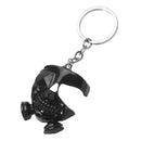 Cool Tokyo Ghoul Metal Mask Keychain Japanese Anime Pendant Key Ring Halloween