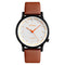 SKMEI 1210 Fashion Watch Simple Style Leather Strap Casual Unisex Quartz Analog Wrist Watch