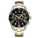 LONGBO 80523 Fashion Full Steel Luminous Display Waterproof Business Style Men Quartz Watch