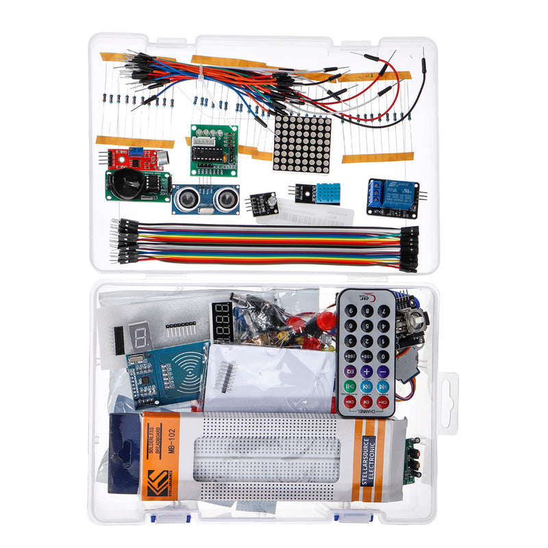 Starter Kits For  Mega 2560 UNO R3 LCD Servo Ultrasonic Motor LED Relay