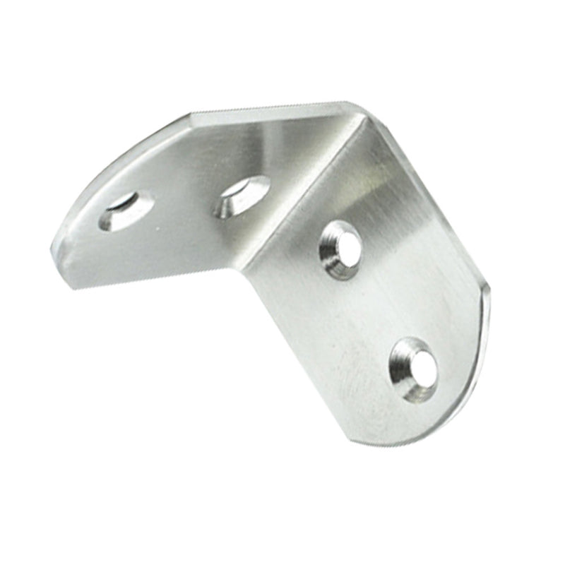 Stainless Steel Furniture Bracket Corner Braces General Purpose Holer with 4 Poles L Shpe Bracket