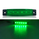 CNSUNNYLIGHT DC 12V LED Side Marker Warning Lights Tail Reverse Turn Signal Lamp for Truck Trailer