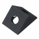Aluminum Black Angle Corner Connector For 20mm Profile Extruder 3D Printer Part