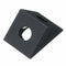 Aluminum Black Angle Corner Connector For 20mm Profile Extruder 3D Printer Part