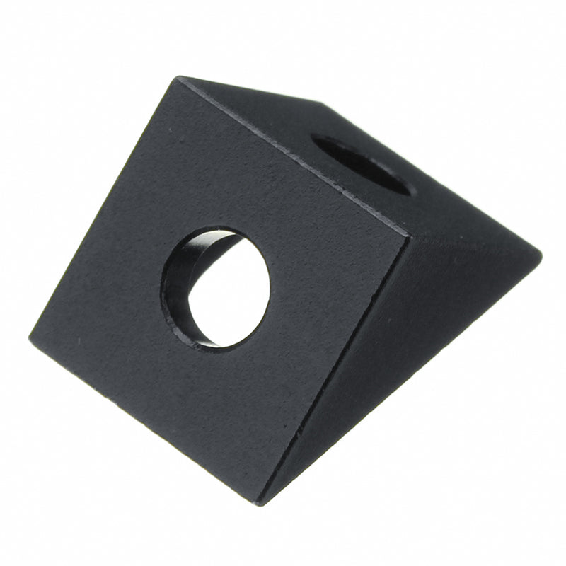 Aluminum Black Angle Corner Connector For 20mm Profile Extruder 3D Printer Part