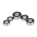 Machifit 10pcs I.D 6mm Double Rubber Shielded Miniature Deep Groove Ball Bearing MR106 MR116 MR126