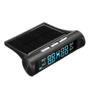 Car Solar Wireless TPMS Tire Pressure Monitor Built-in Models No Voice Alarm Colorful LCD Digital Displaying